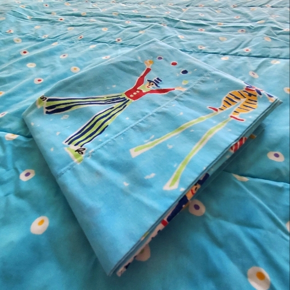 "Vintage" 90's Coming Home (Lands End) sleeping bag with pillow sham - Picture 3 of 12